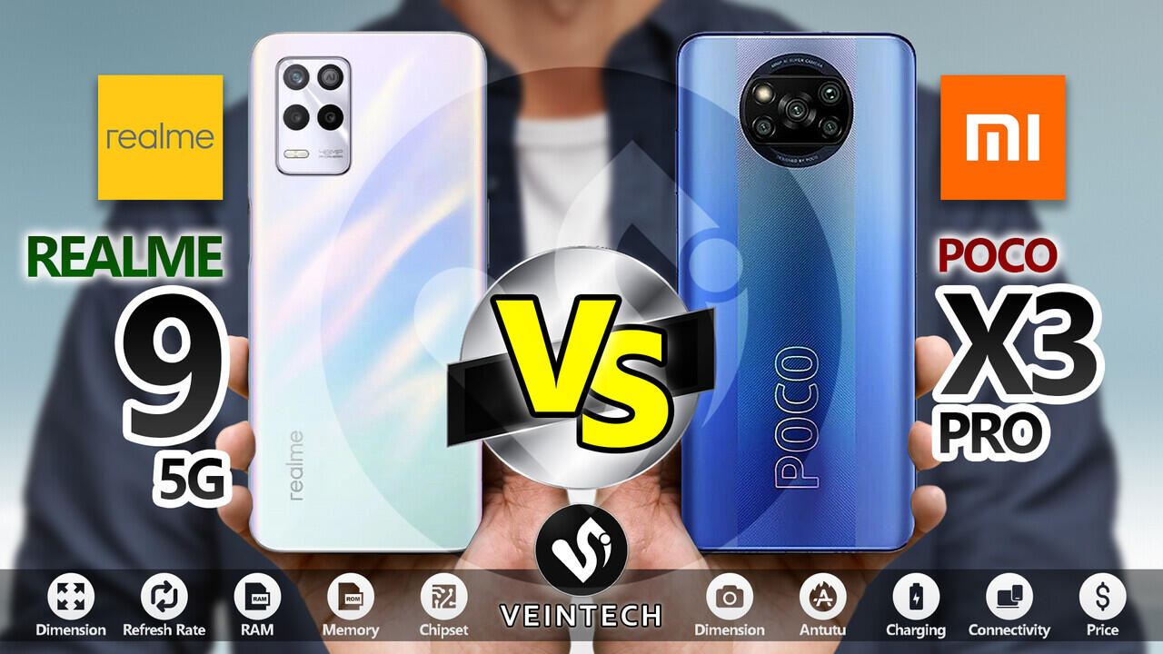 realme 9 5g vs poco x3