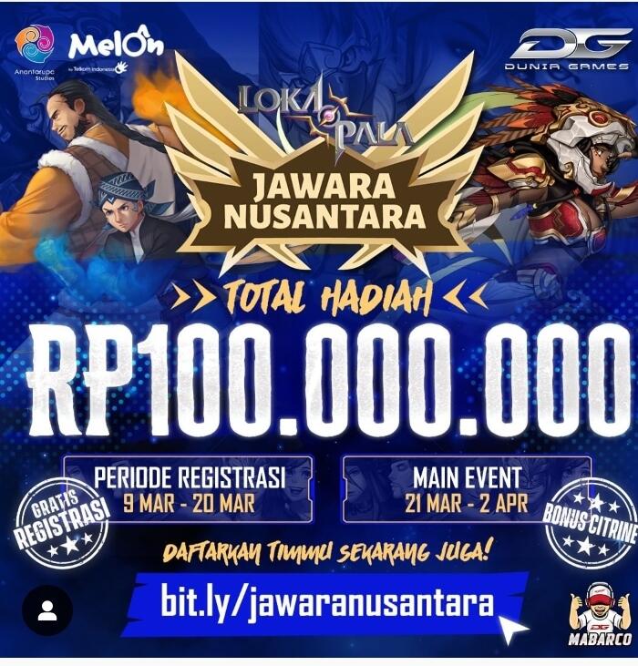 Info Lokapala, Turnamen berikutnya is Now Open