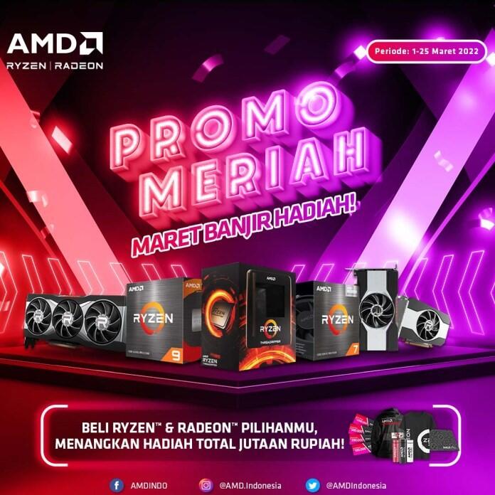 Promo AMD MERIAH! Bulan Maret Banjir Hadiah Bersama AMD!