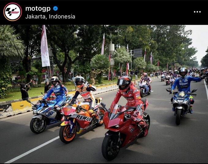Serba-serbi Pembalap MotoGP di Indonesia Sebelum Parade