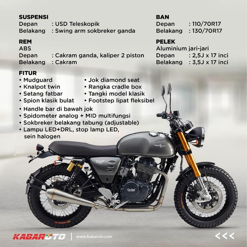 Promo Awal Tahun, Cleveland Cyclewerks Hadirkan Motor Ace 400 Generasi Ke-2