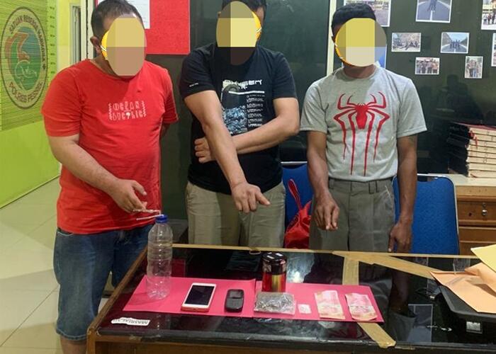 Pesta Narkoba di Lengayang, Empat Tersangka Ditangkap