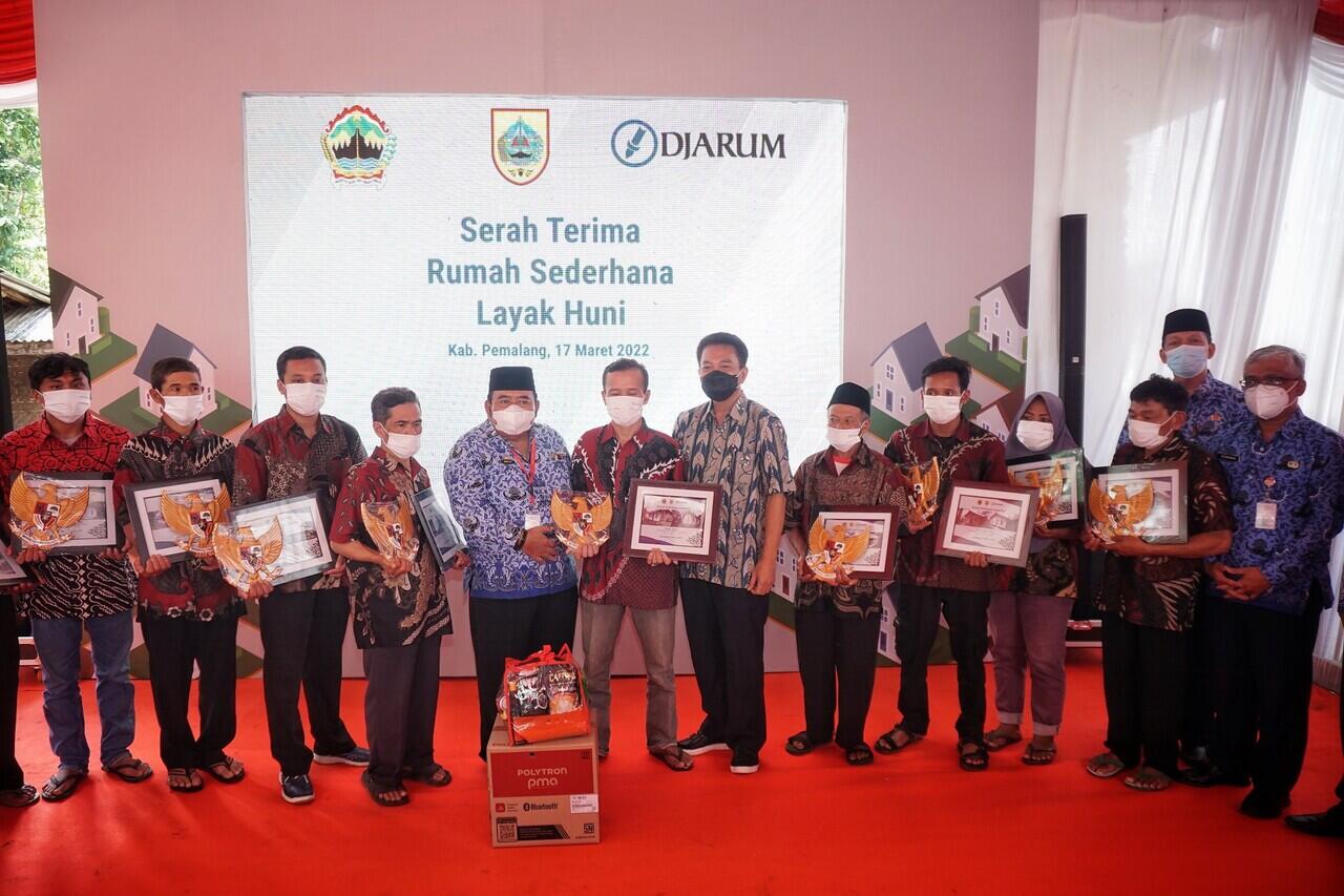 Gelontorkan Dana Hingga Rp 400 Juta, PT Djarum Bedah 10 Rumah di Kabupaten Pemalang