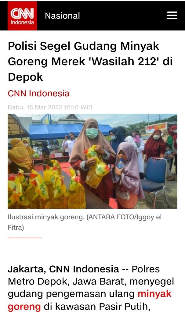 Minyak Mahal, Langka! Ulah Siapa?