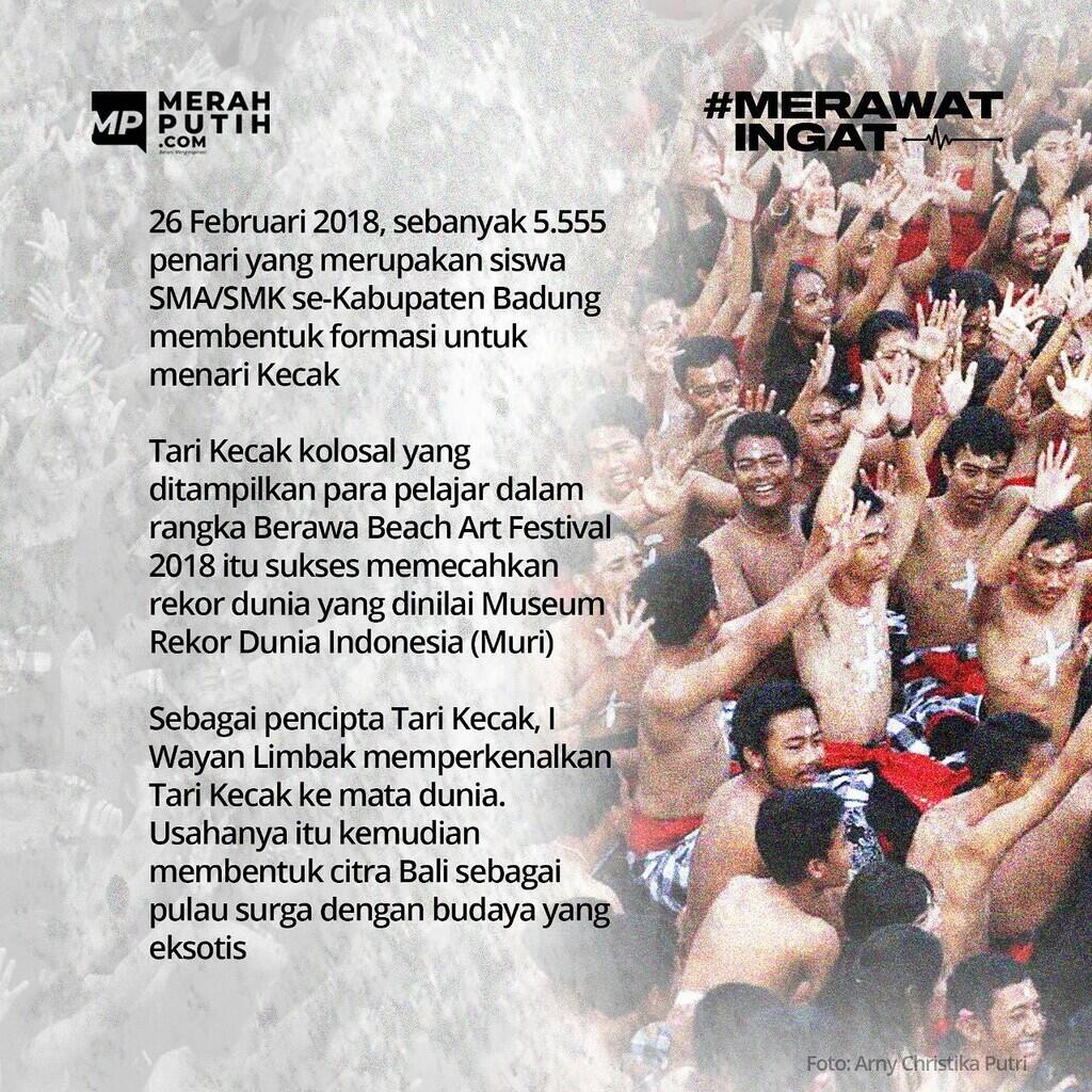 5.555 Penari Pecahkan Rekor Tari Kecak