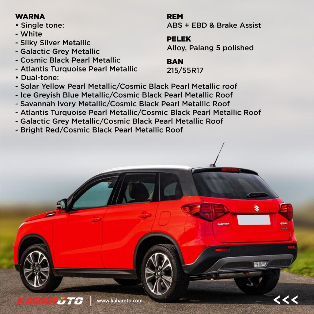 Suzuki Vitara Full Hybrid Rilis, Lekukan Bodi Samping Ingatkan Generasi Pertamanya
