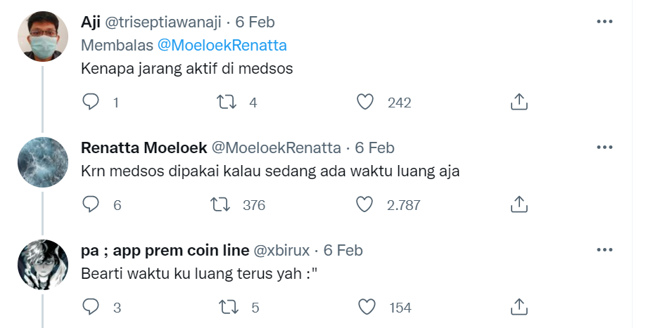 Bukan Bidadari, Chef Renatta Buktikan Dirinya Manusia Biasa Melalui Q&amp;A di Twitter