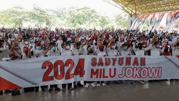 Relawan Jokowi se- Bandung Raya Deklarasi Sauyunan 2024 Milu Jokowi