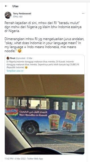 Indomie Disebut Jadi Makanan Khas Nigeria, Jawaban Telak Mahasiswa Indonesia : ...

