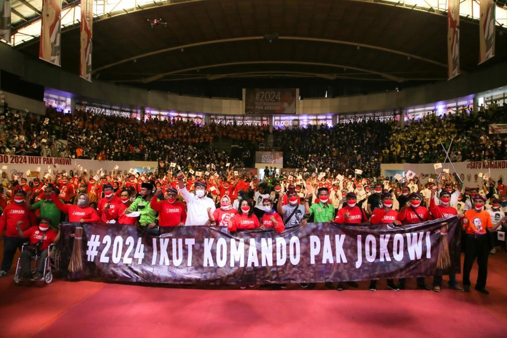 Relawan Sapu Lidi Surabaya Raya Serukan Satu Komando 2024 Ikut Jokowi 