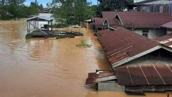 Lagi! Musibah Banjir Mendampak Area Kalimantan, Hingga Rumah Warga Tenggelam