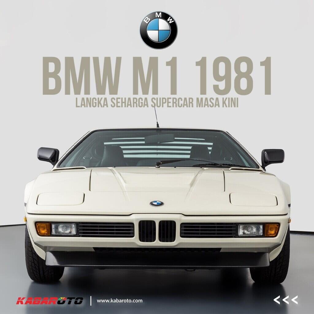 BMW M1 Langka, Harganya Lebih Mahal Dari Supercar