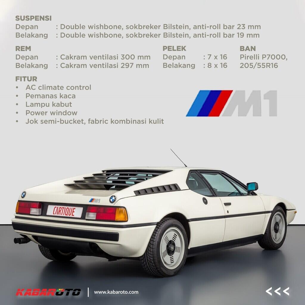 BMW M1 Langka, Harganya Lebih Mahal Dari Supercar