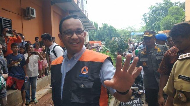 Ogah Alirkan ke Kali, Pesan Anies buat Cegah Banjir: Tolong Selamatkan Air Hujan