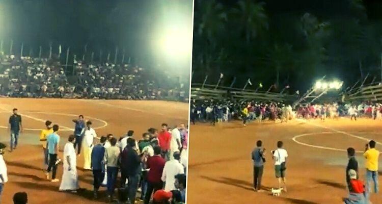 Waduh, Bangku Tribun Stadion Tarkam Rubuh 200 Terluka 5 Diantaranya Kritis