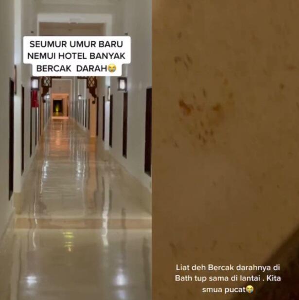 Netizen Ini Nginap di Hotel yang Banyak Bercak Darah