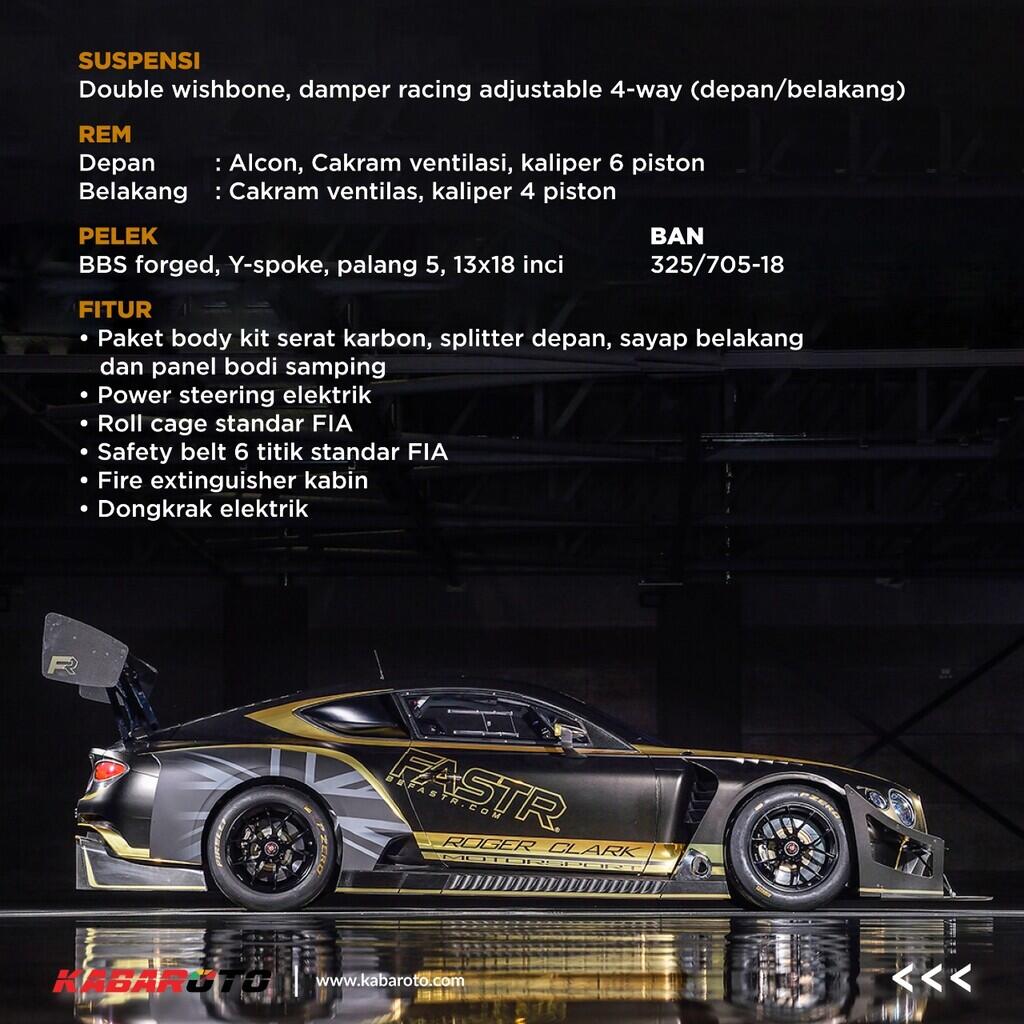 Bentley Continental GT3, Bakal Paling Beringas Di Pikes Peak