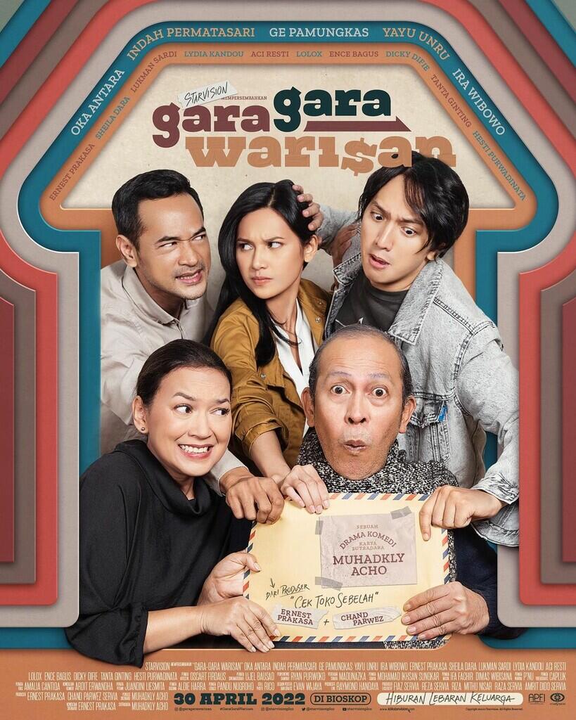 Film Drama Komedi Perdana Muhadkly Acho, 'Gara-Gara Warisan' Tayang Lebaran Tahun Ini