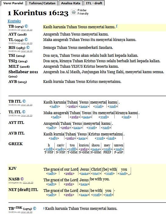 Diskusi tentang Penerjemahan Kata &quot;Tuhan Yesus&quot; dalam Alkitab Bahasa Indonesia