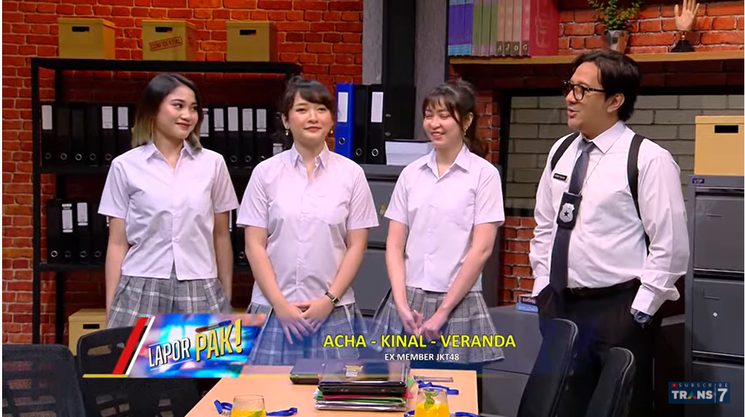 Dianggap Sudah Tua, Tiga Mantan Anggota JKT48 Tampil Lucu di Acara Komedi Lapor Pak