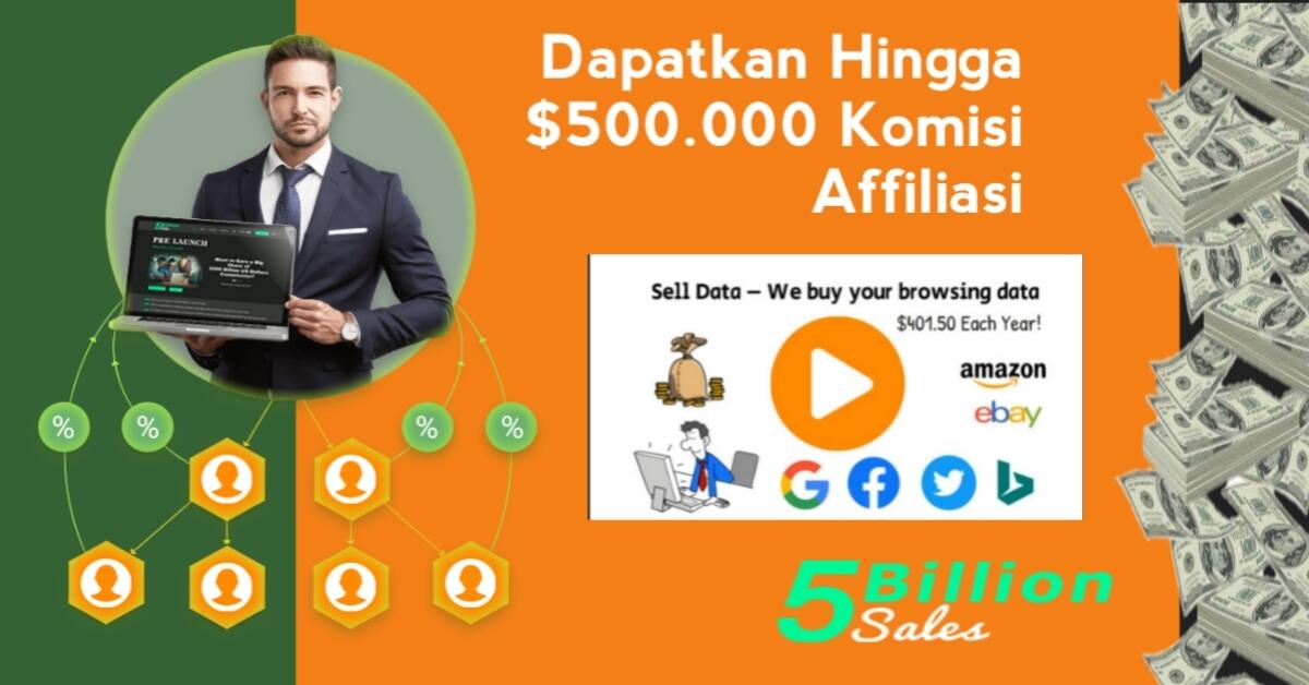 Dapat Hingga $500,000 Komisi Affiliasi