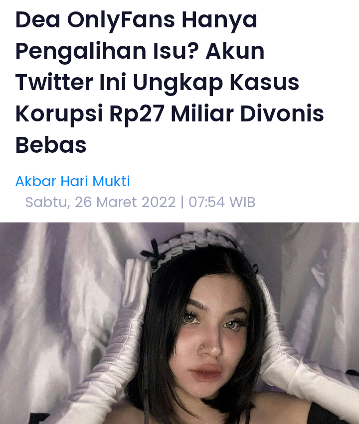 Selain Dea, Masih Ingatkah dengan Kasus-kasus yang Dianggap Pengalihan Isu Ini? 