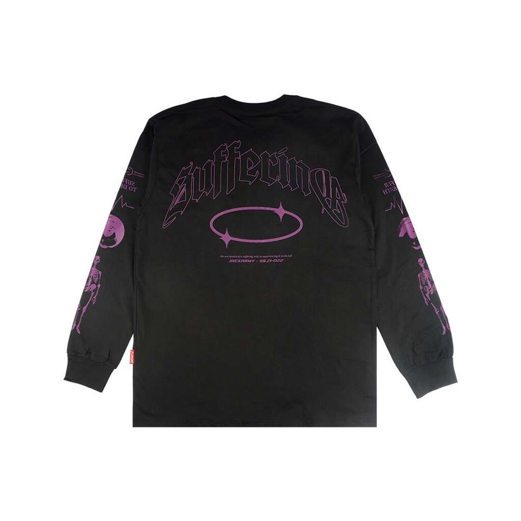 10 Rekomendasi T-shirt Long Sleeve Warna Hitam Buatan Brand Lokal yang Bagus