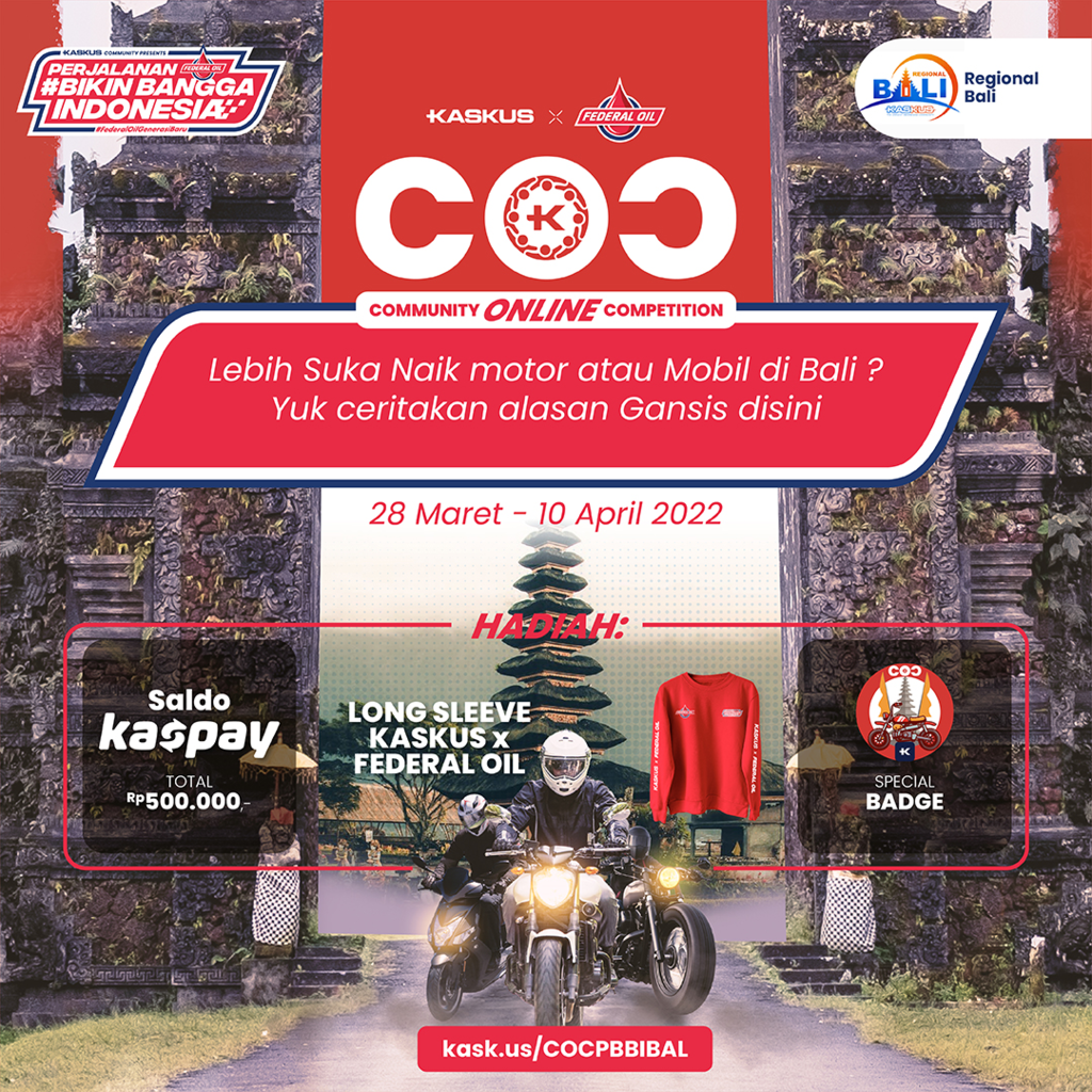 COC Perjalanan #BikinBanggaIndonesia, di Bali Enakan Naik Motor atau Mobil sih Gan? 