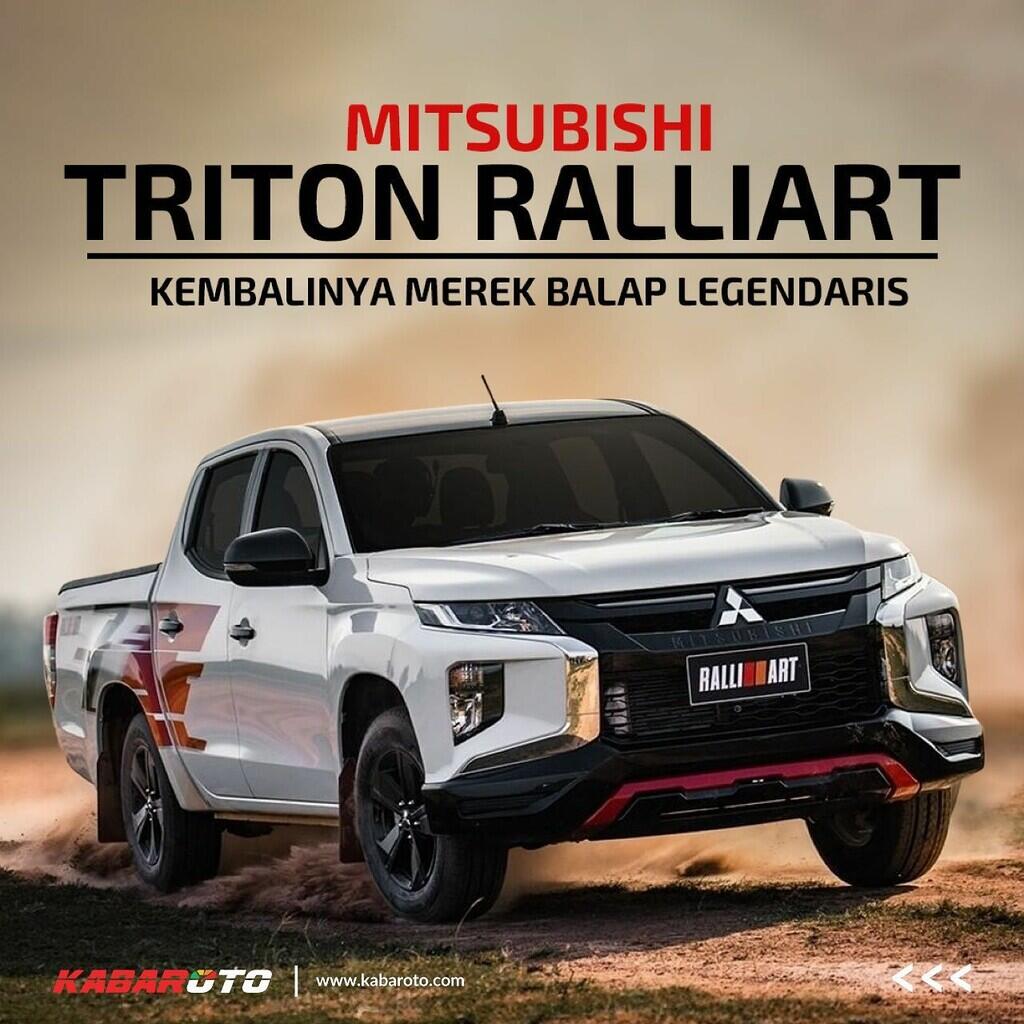 Mitsubishi Triton Ralliart Rilis Di Bangkok International Motor Show 2022