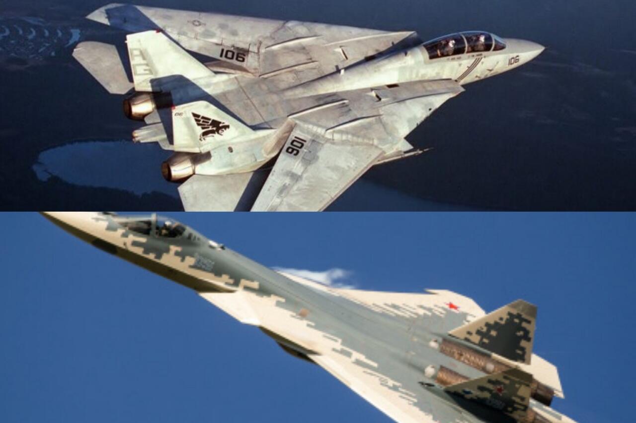 F 14 vs su 57