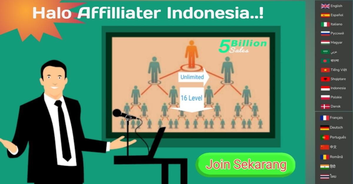 Haloo Affilater Indonesia..👌🇮🇩