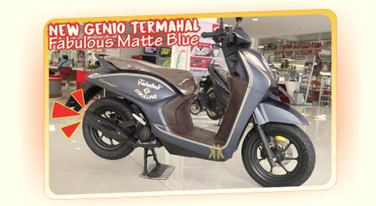 Lebih Dekat Dengan New Genio 110 Warna Biru