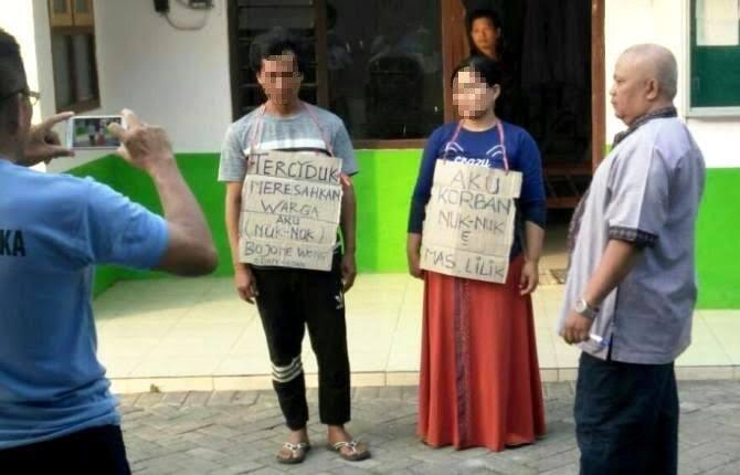 Ketika 'PASANGAN MESUM' Digrebek Dan Diarak Warga, Apakah Demi Efek Jera ?