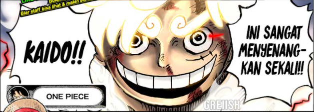 Kaido Heran dengan Perubahan Luffy yang Mirip Buah Zoan