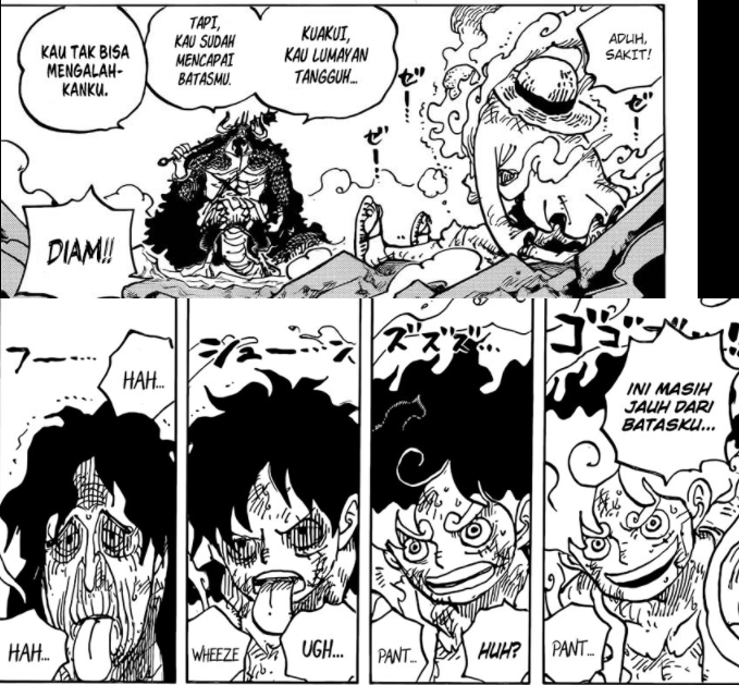 Kaido Heran dengan Perubahan Luffy yang Mirip Buah Zoan