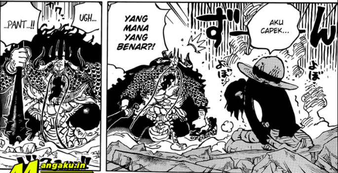 Kaido Heran dengan Perubahan Luffy yang Mirip Buah Zoan