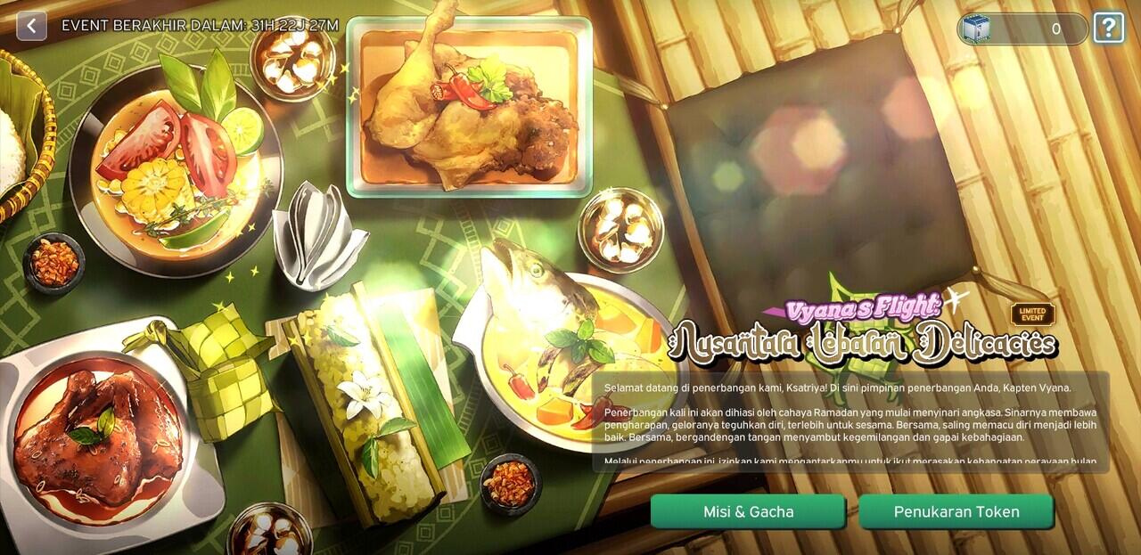 Lokapala in game event, "“Vyana’s Flight – Nusantara Lebaran Delicacies” telah hadir!