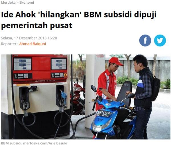 Balada Subsidi BBM dari Masa ke Masa