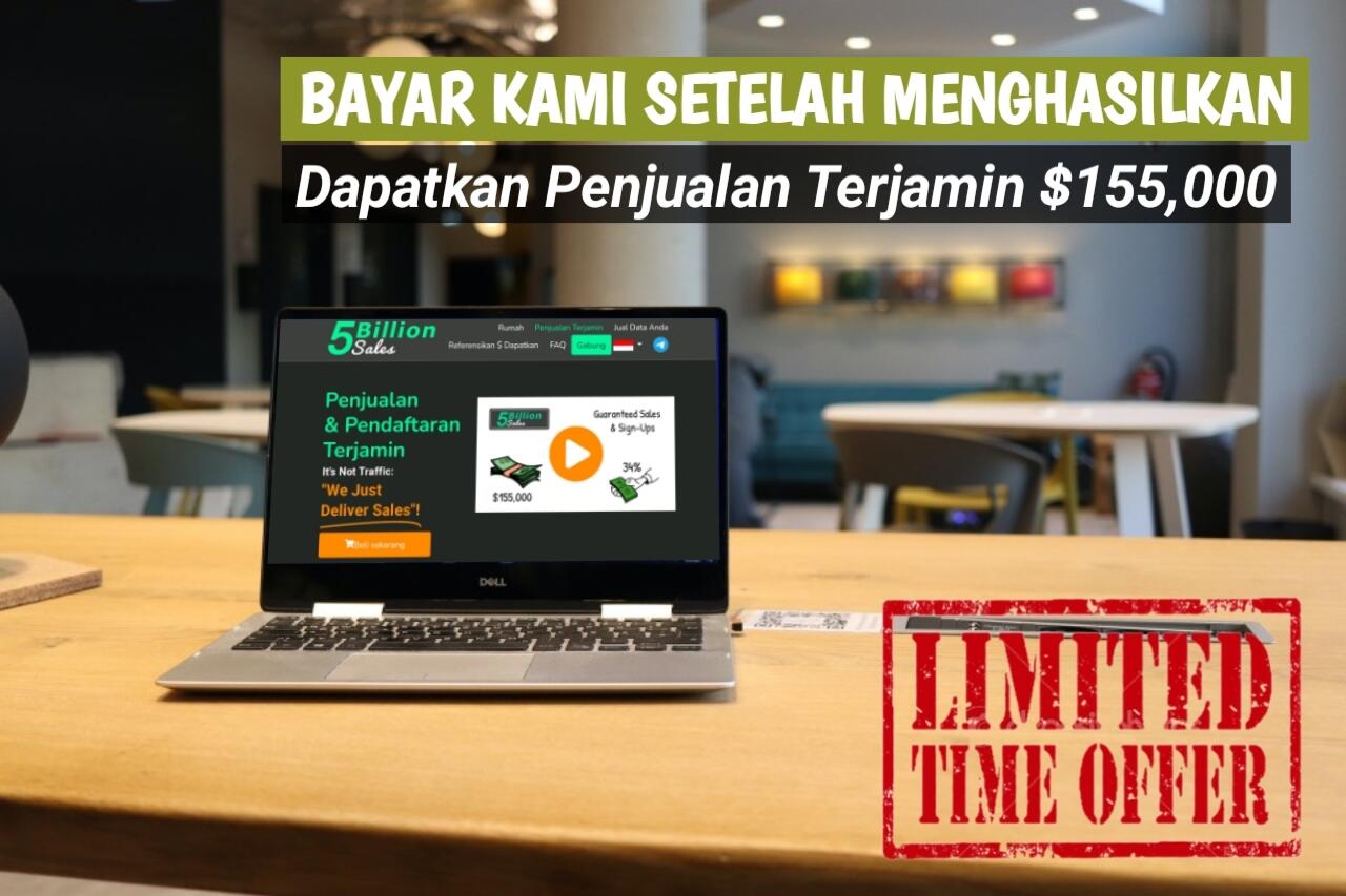 ANDA YANG PUNYA BISNISNYA KAMI YANG PUNYA PENJUALANNYA