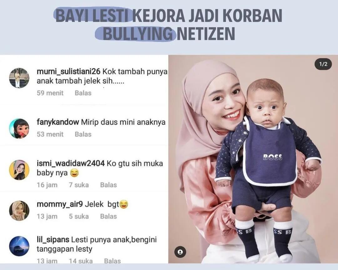 Komentar Negatif di Kiriman Foto Bayi Lesti Kejora, Peringatan untuk Orangtua