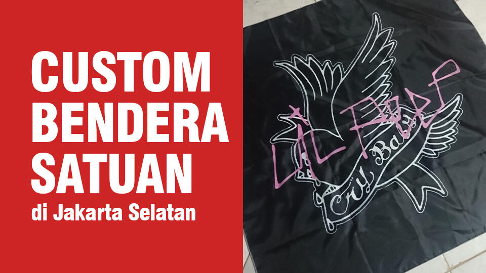 Tempat Cetak / Sablon Bendera Murah di Jakarta Selatan