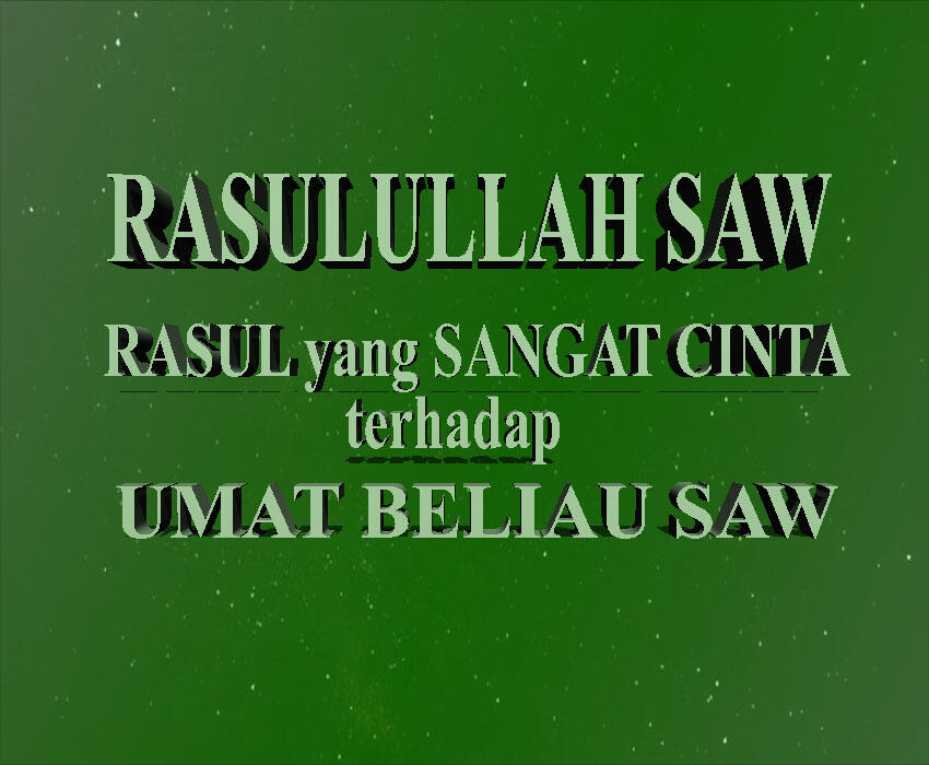 (Kumpulan Thread2) Kumpulan Trit2 ttg Nabi Muhammad SAW dari Saya. Yok Mari...!