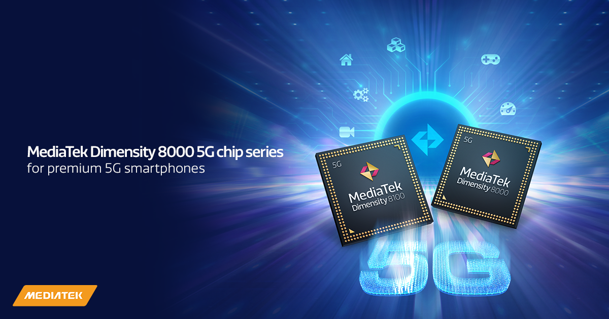 MediaTek Luncurkan Dimensity 8000 5G Chip Series untuk Smartphone 5G Premium