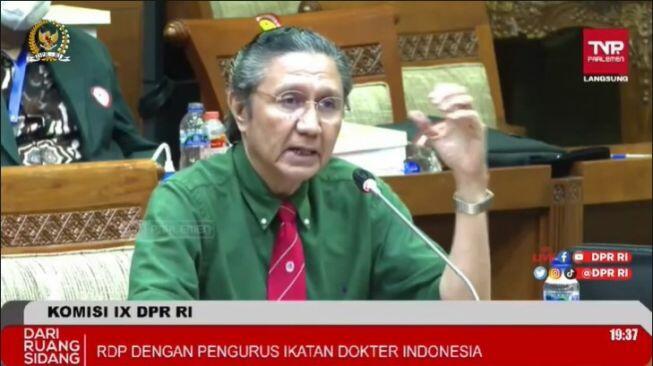 Di Depan DPR, Mantan Ketua IDI Blak-blakan Ungkap Alasan Terawan Mangkir 