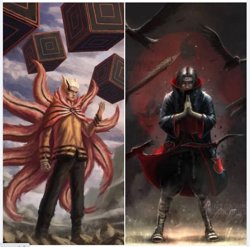 Naruto Mode Baryon VS Itachi Uchiha, Ninja Penyakitan Tewas dengan Sangat Menyakitkan