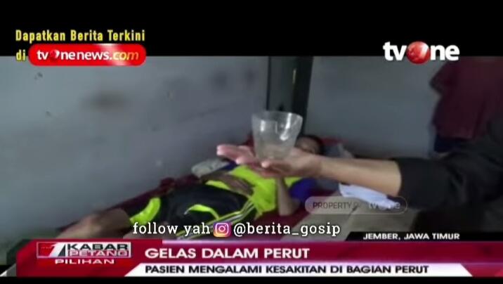 Bersarang Gelas Kaca di Perut Seorang Pria Asal Jember, Bukti Nyata Santet Itu Ada