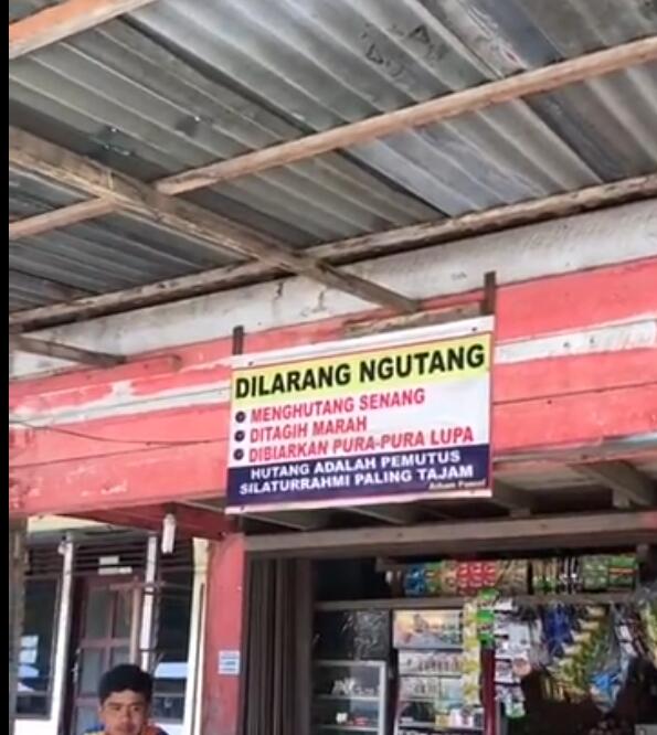 Humor: Hutang Perusak Tali Silahturahmi &#91;Foto Only&#93;