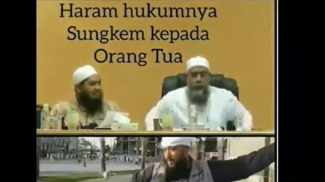 Yazid Jawas : Haram Sungkem ke Orang Tua, Netizen : Suka Suka Lu Aja