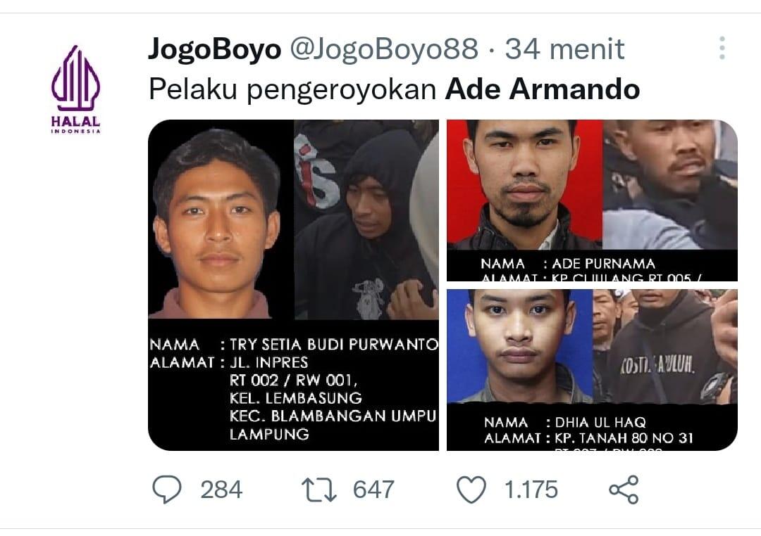 Viral Warga Waykanan Diisukan Pelaku Pengeroyokan Ade Armando