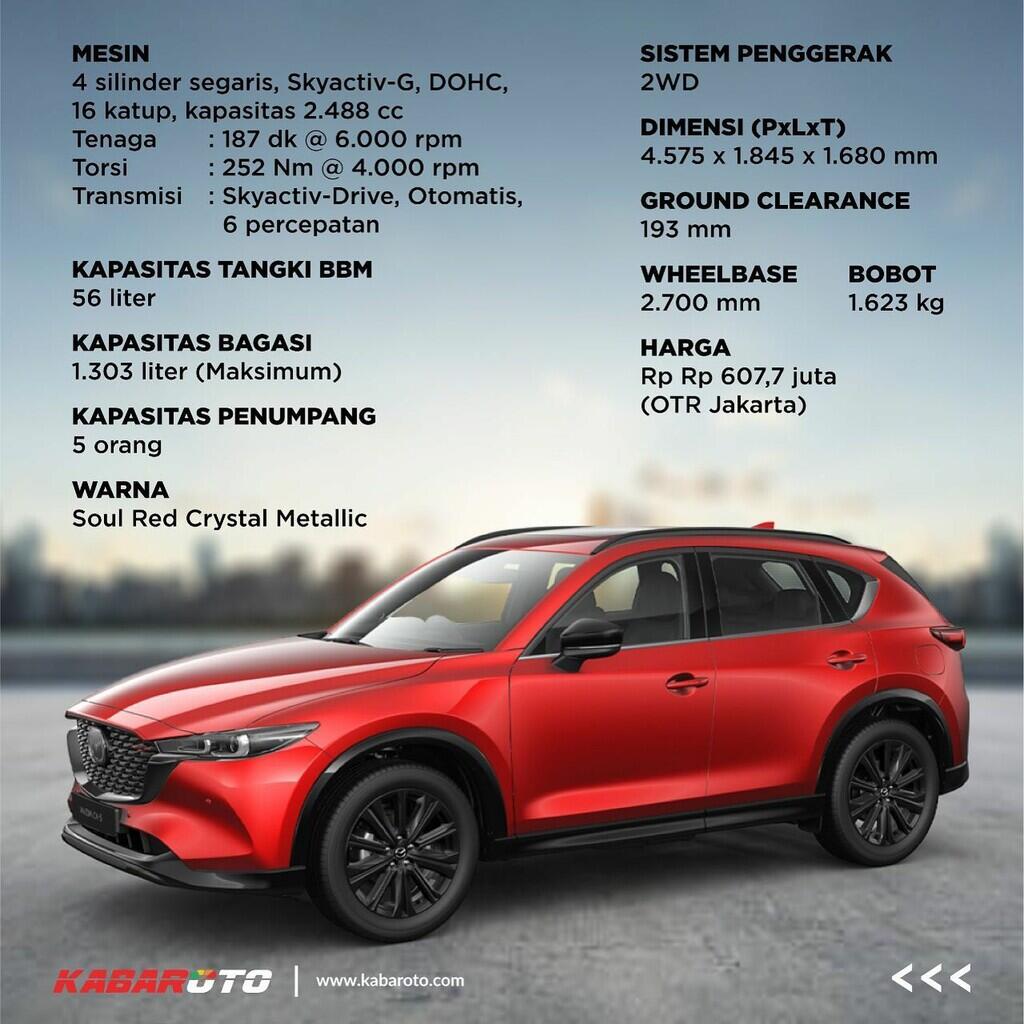 New Mazda CX-5 Tampil Lebih Elegan Dan Sporty